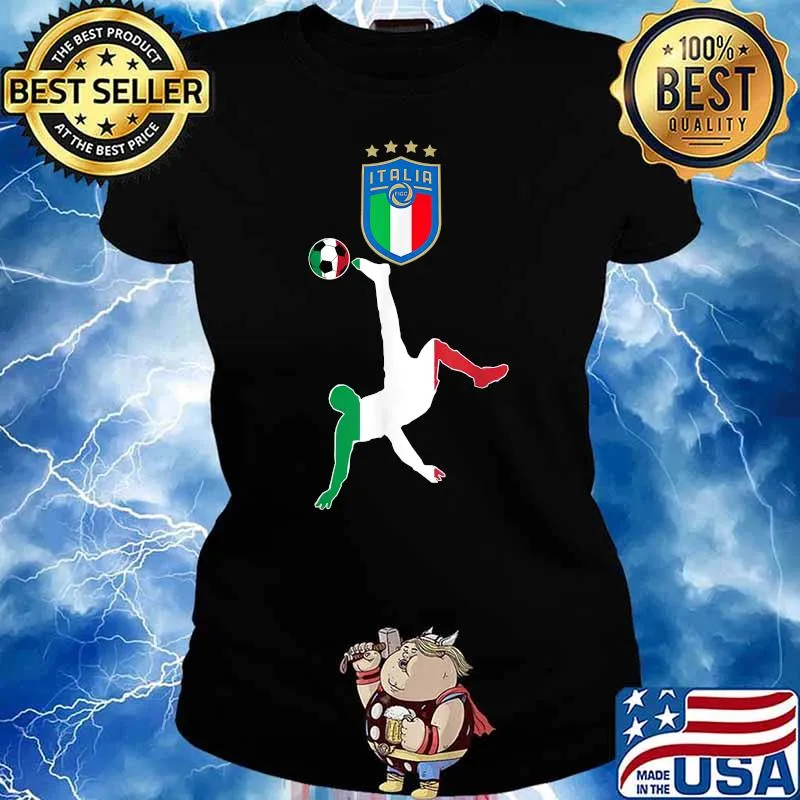 Champions Italy Jersey Soccer Fan 2020 2021 T-Shirt Ladies tee