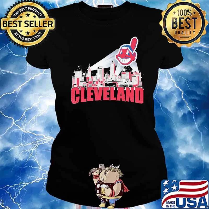 Cleveland indians city s Ladies tee