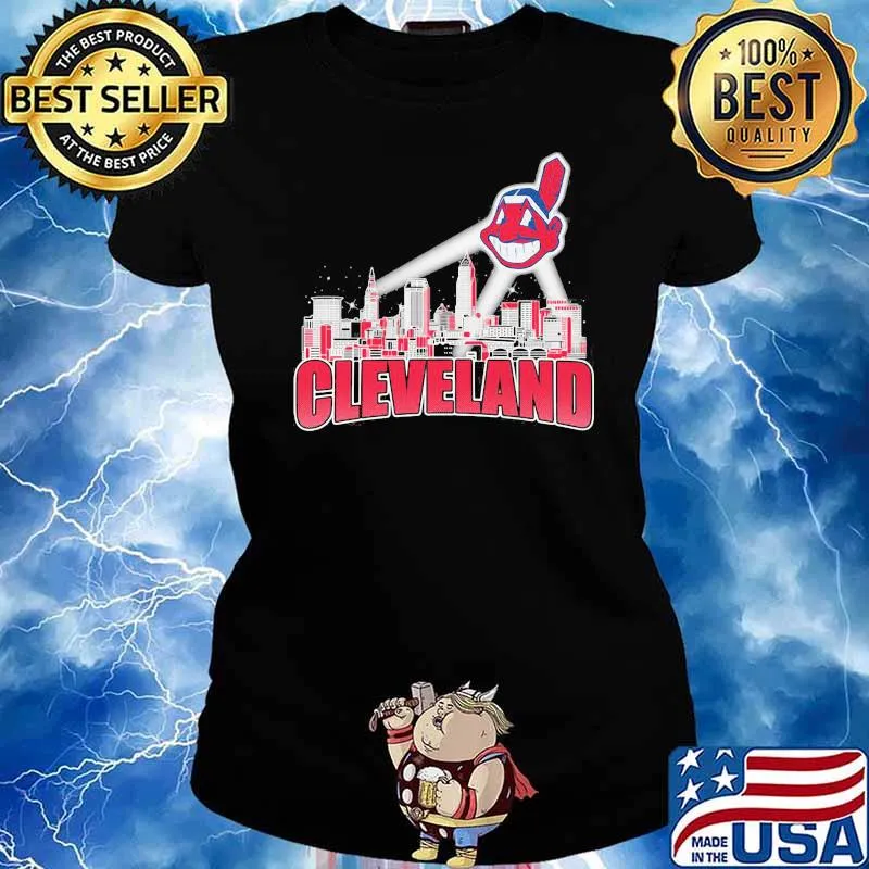 Cleveland indians football city s Ladies tee
