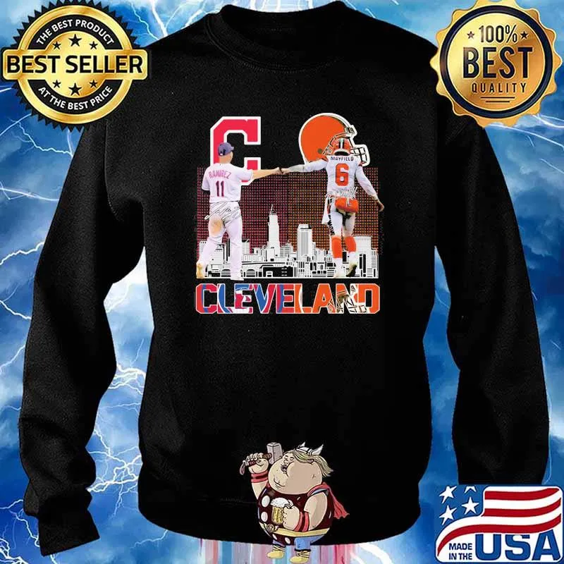 Cleveland Team Baseball Shirt Sweater