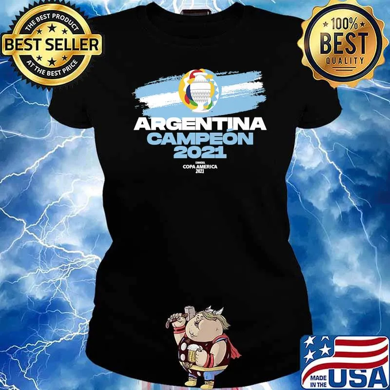 Copa America 2021 Argentina Campeón Premium Shirt Ladies tee