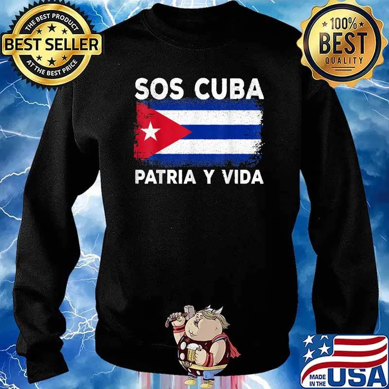 Cuba SOS Cuba Flag Shirt Sweater