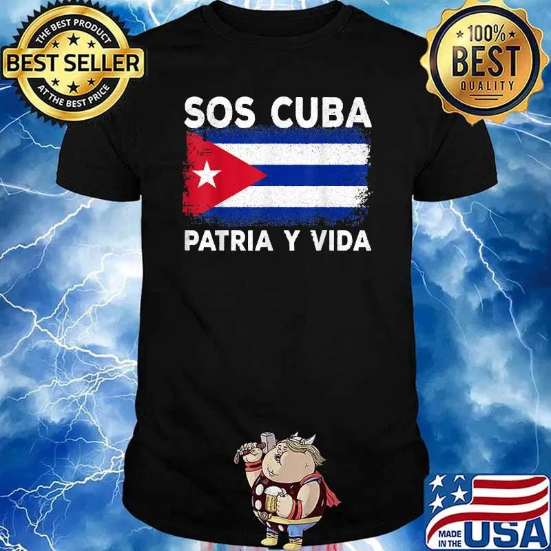Cuba SOS Cuba Flag Shirt