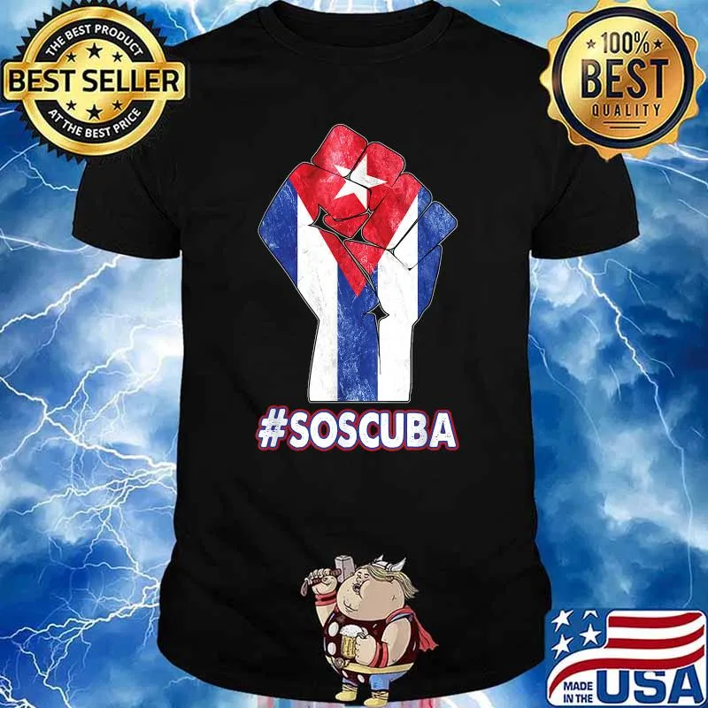 Cuban Protest Fist S.O.S. Cuba Libre Libertad SOSCuba Lucha Shirt