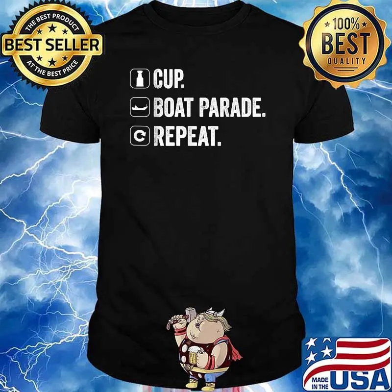 Cup Boat Parade Repeat hockey Shirt