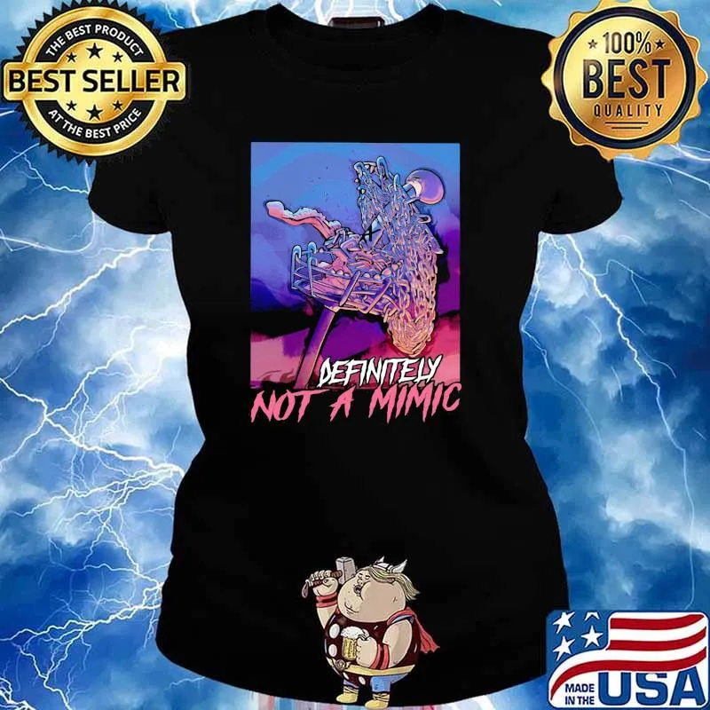 Definitely Not A MiMic Disc Golf Shirt Ladies tee