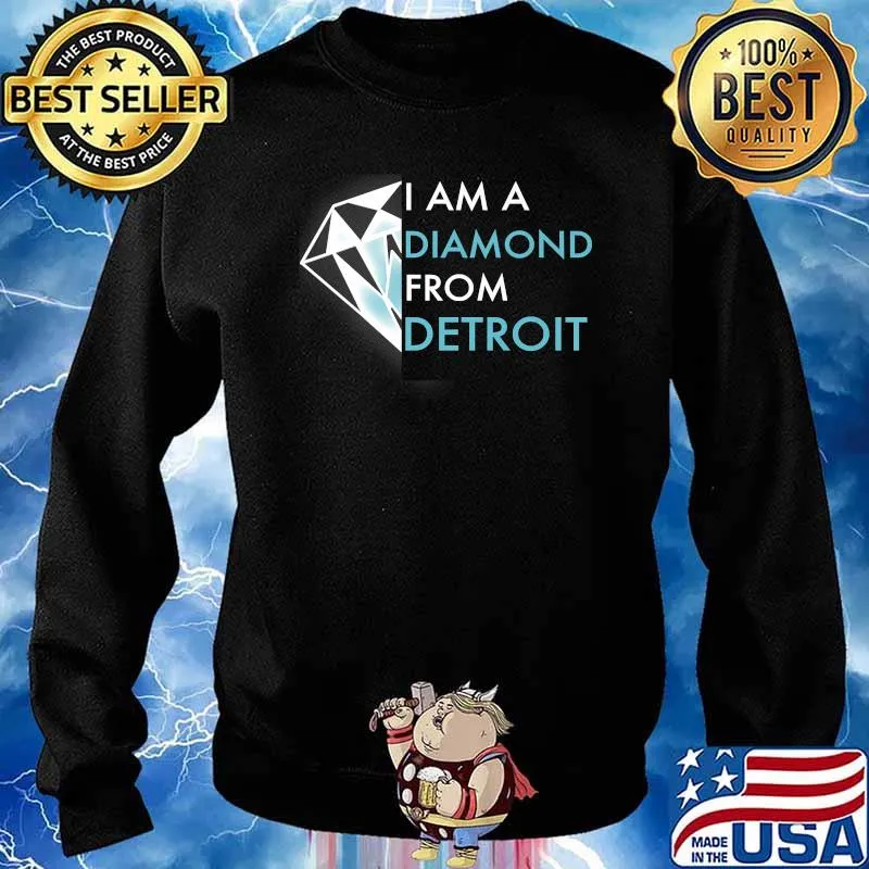 Detroit I AM A Diamond From Detroit Premium T-Shirt Sweater