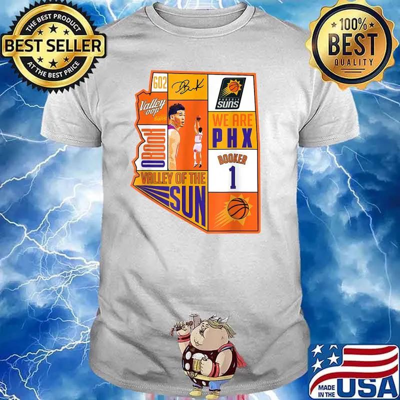 Devin Booker Valley Oop Suns We Are Phx T-Shirt