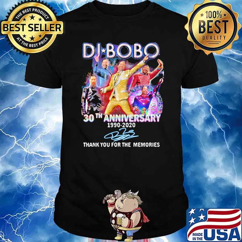 Dibobo 30th anniversary 1990 2020 thank you for the memories signature shirt