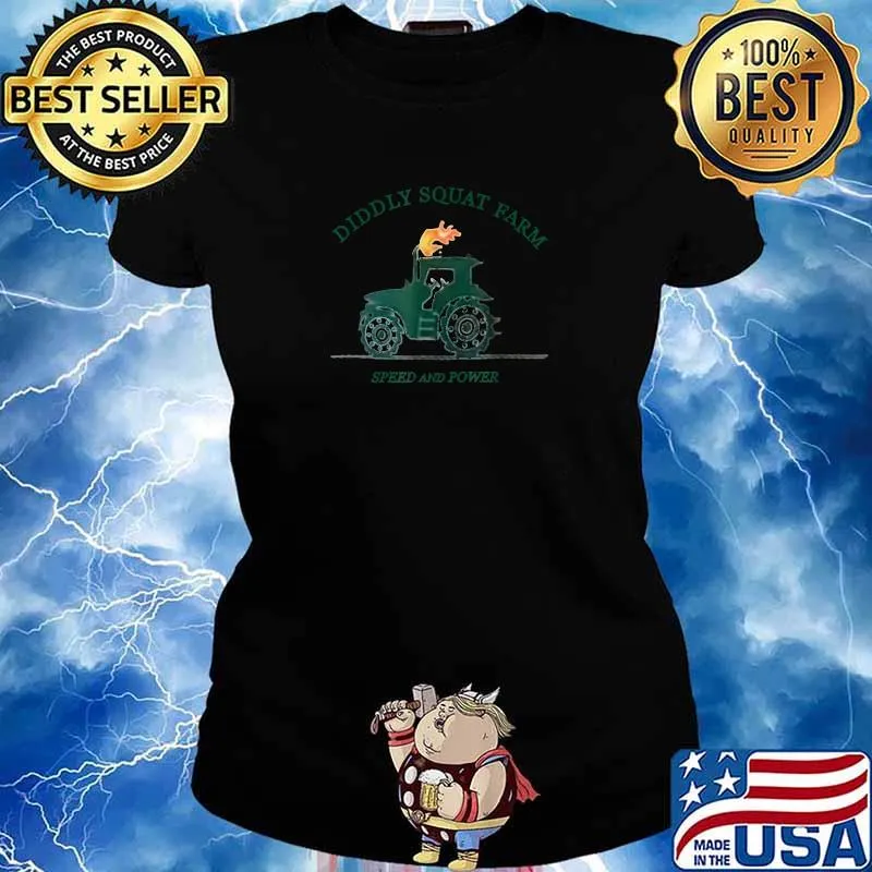 Diddly Farm Speed And Power Shirt Ladies tee