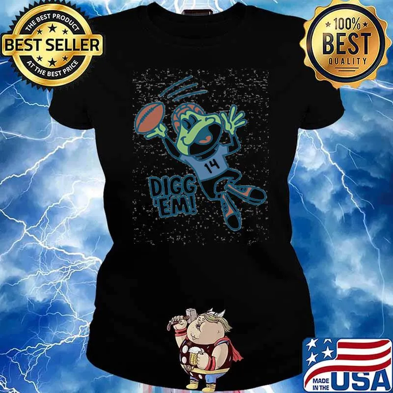 Digg 'Em Frog Shirt Ladies tee