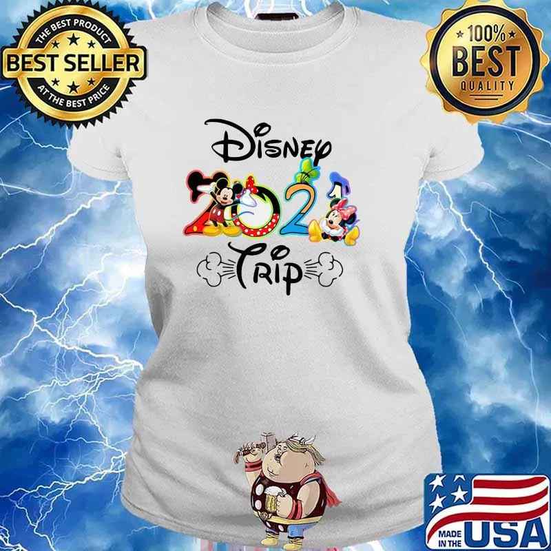 Disney 2021 Trip Mickey Shirt Ladies tee