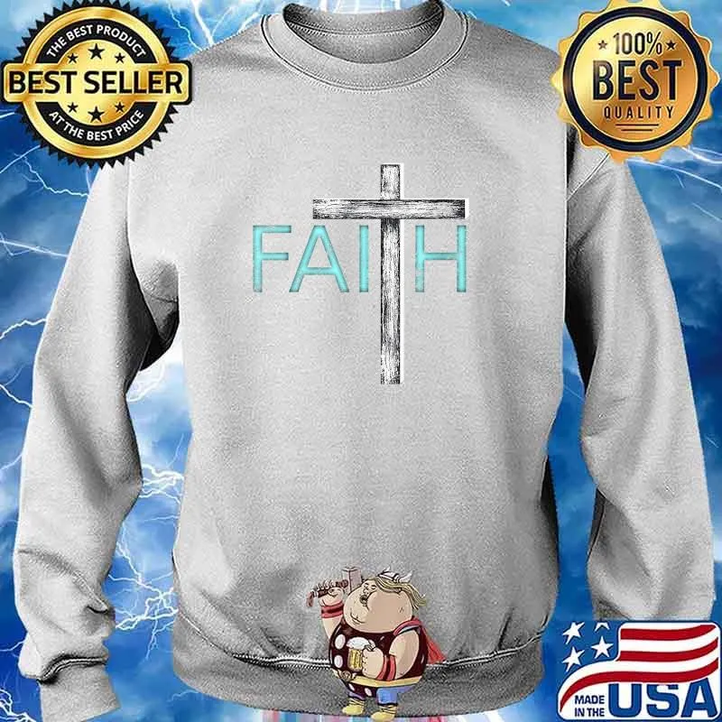 Distressed Faith Apparel Shirt Sweater