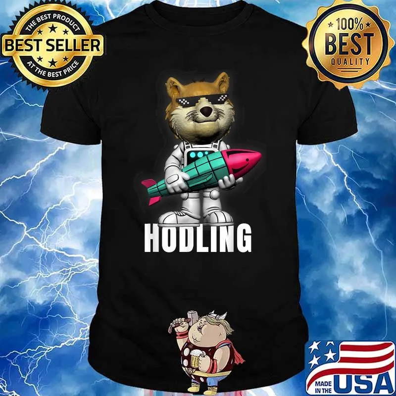 Dogecoin Dog, Hodl Doge Shiba Inu Holding Shirt
