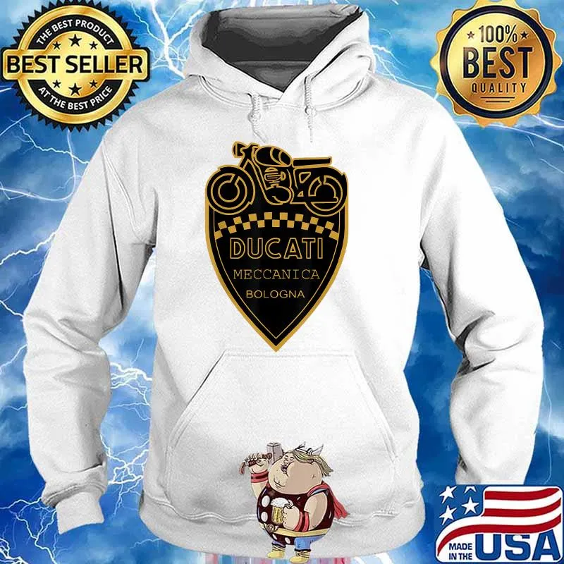 Ducatis Meccanica Bologna Logo T-Shirt Hoodie