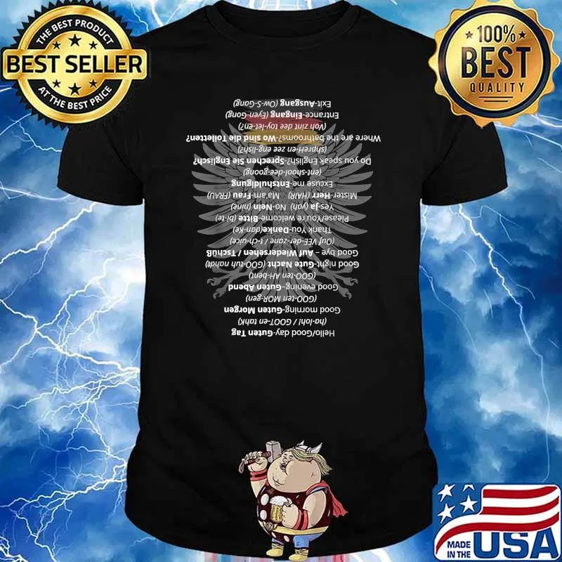 Easy English to German Phrases T-Shirt