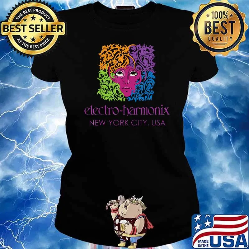 Electro Harmonix New York City Usa T-Shirt Ladies tee