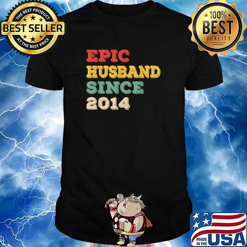 Epic Husband Since 2014 Vintage Shirt