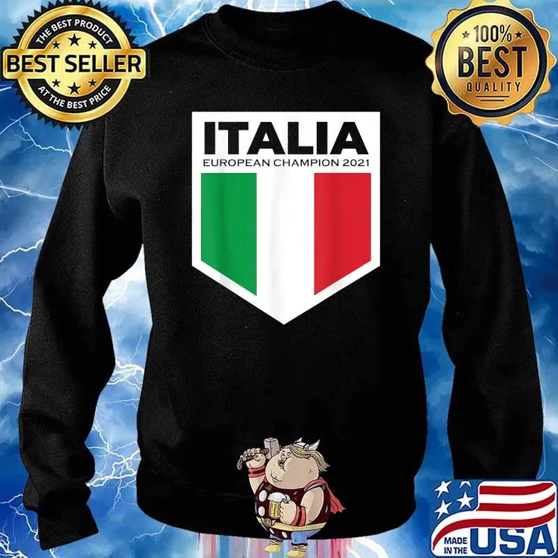 European Champion 2021 Football Italy Shirt Sweater