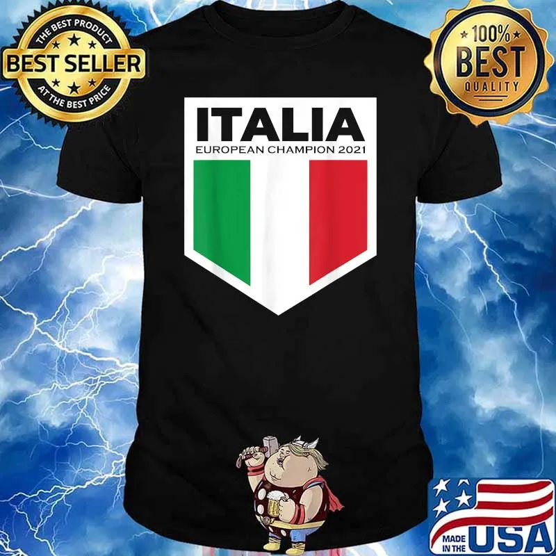 European Champion 2021 Football Italy Shirt