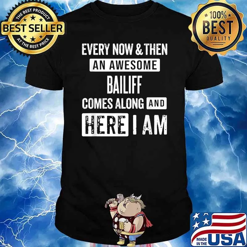 Every Now And Then An Awesome Bailiff Comes Along And here I am Shirt
