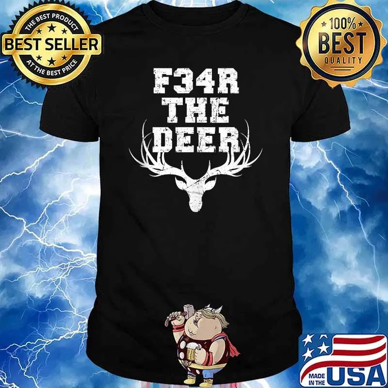 F34R Fear The Deer Milwaukee Basketball and Hunting Bucks Shirt
