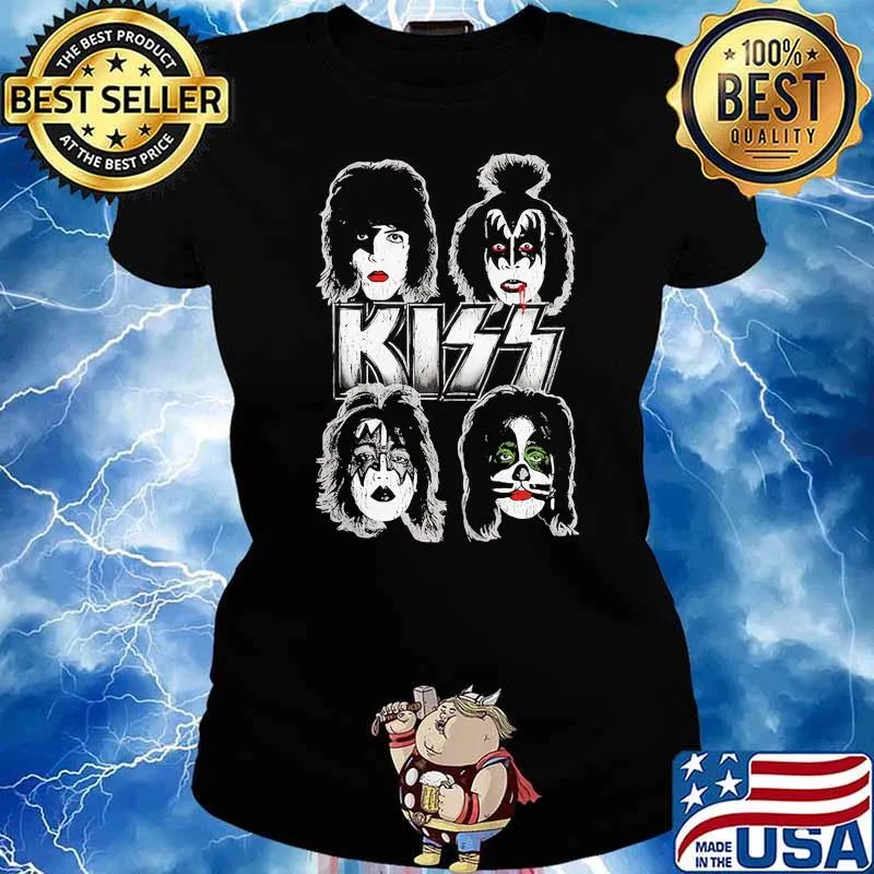 Face Paint KISS Shirt Ladies tee
