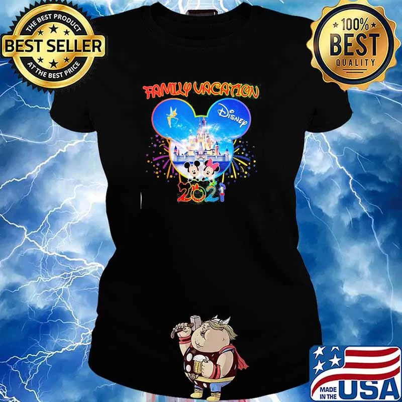 Family vacation disney 2021 firework s Ladies tee