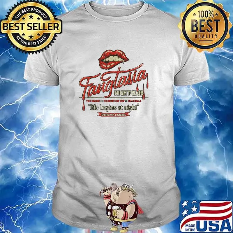 Fangtasia Nightclub Life Begins At Night Shirt