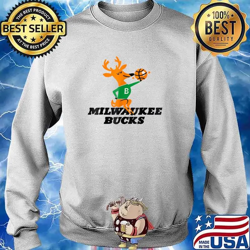 Fear Deer Basketball milwaukee Bucks T-Shirt Sweater