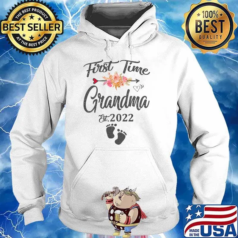 First Time Grandma 2022 Pregnancy announcement New Grandma T-Shirt Hoodie
