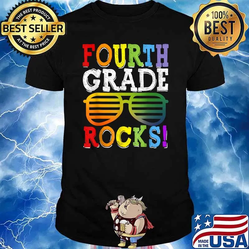 Fourth Grade Rocks Back To First Day Of School Teacher Team T-Shirt
