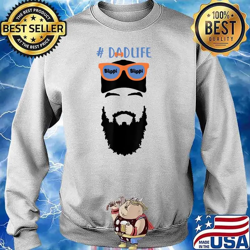 Funny Blippis Bearded Dad Life T-Shirt Sweater