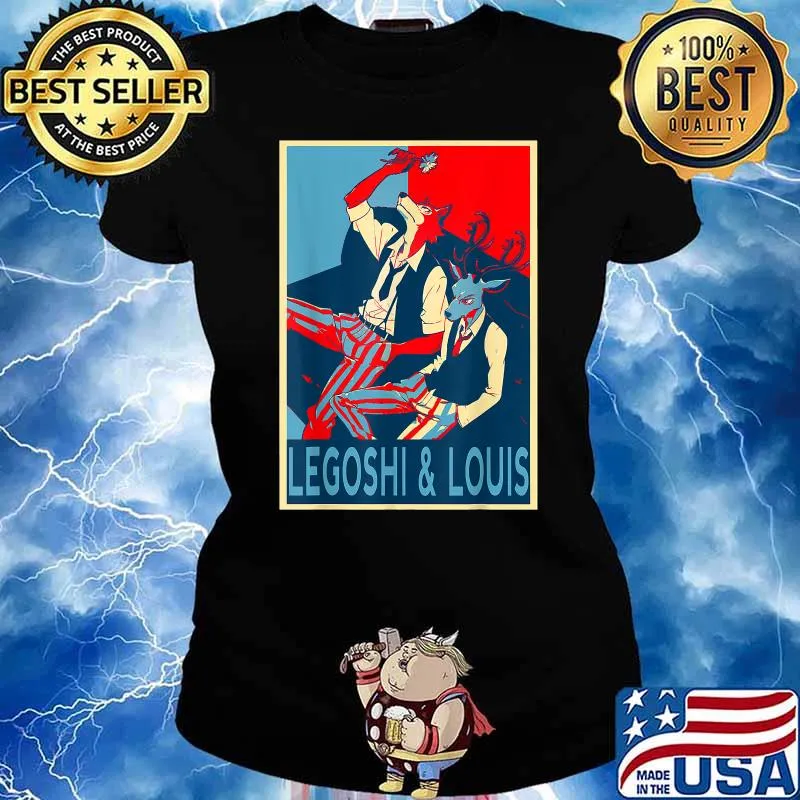 Funny Legoshi and louis vintage T-Shirt Ladies tee