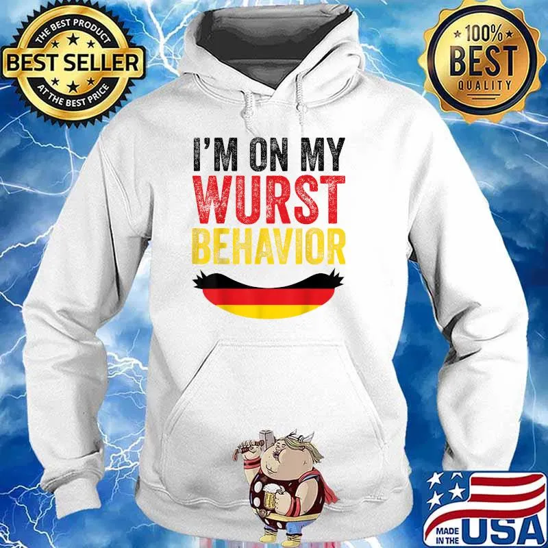 German Clothes American Oktoberfest Clothing Men Women Wurst T-Shirt Hoodie