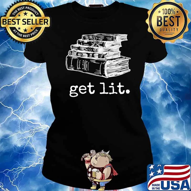 Get Lit Book Shirt Ladies tee