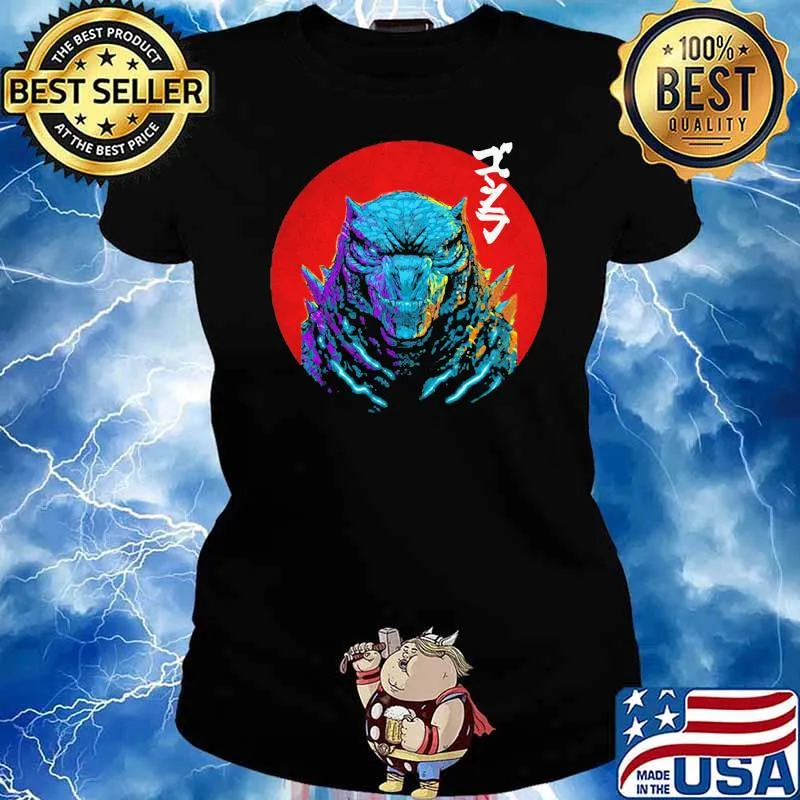 Godzilla Blood moon Shirt Ladies tee