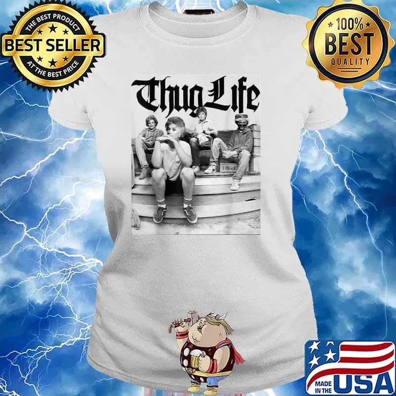 Golden Girls thugs lifes Minor threat Essential Shirt Ladies tee