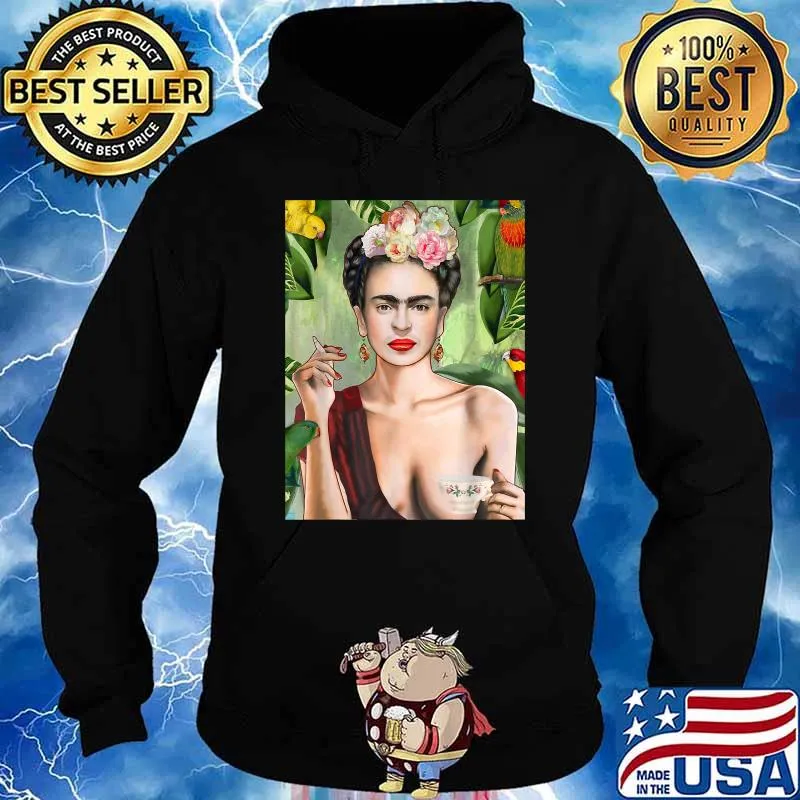 Graphic Fridas Classic Arts Kahlos Outfits Painting Artist T-Shirt Hoodie