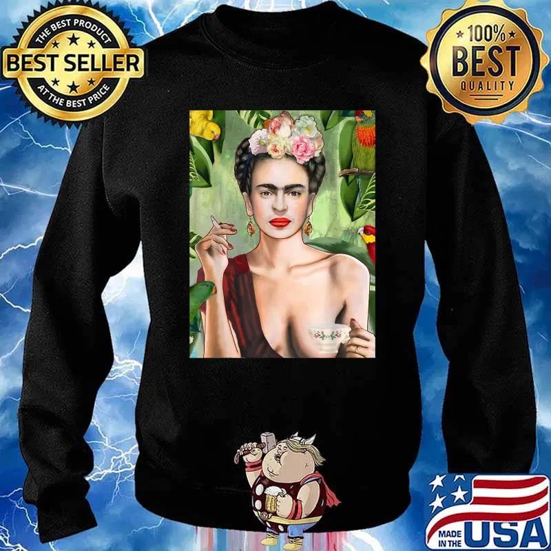 Graphic Fridas Classic Arts Kahlos Outfits Painting Artist T-Shirt Sweater