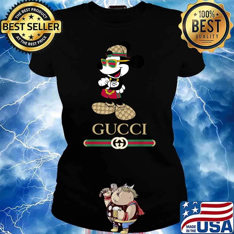 Gucci Mickey Fashion Shirt Ladies tee