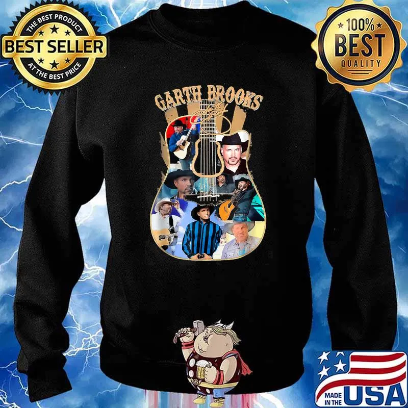 Guitar Garths Brooks Signature T-Shirt Sweater