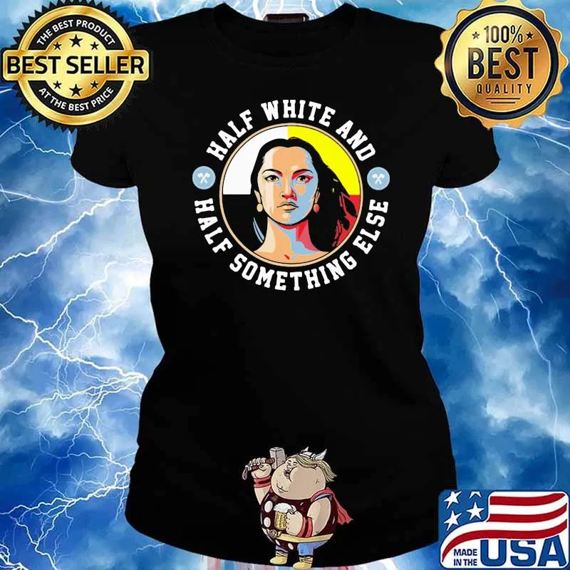 Half White And Half Something Else Shirt Ladies tee