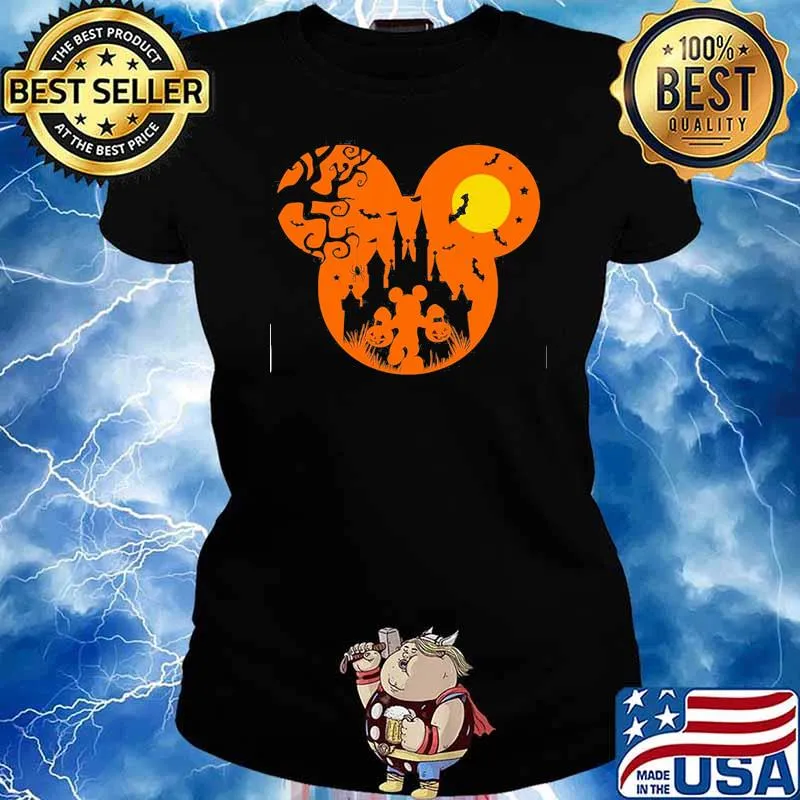 Happy Halloween Mickey Shirt Ladies tee