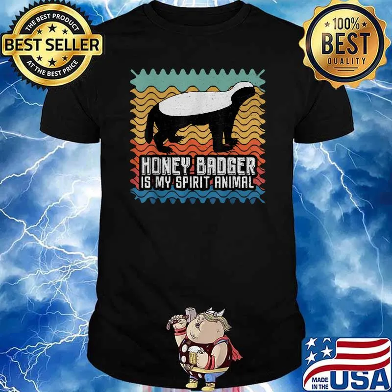 Honey Badger is my Spirit Animal Vintage Shirt