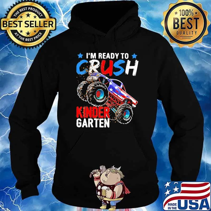 I'm Ready To Crush Kindergarten american flag s Hoodie