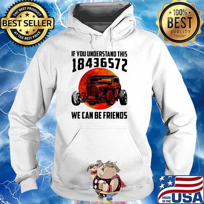 If you understand this 18436572 we can be friends blood moon s Hoodie