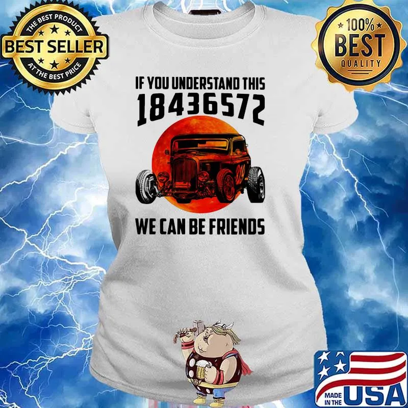 If you understand this 18436572 we can be friends blood moon s Ladies tee