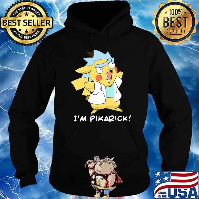 Im pikarick pikachu jack s Hoodie