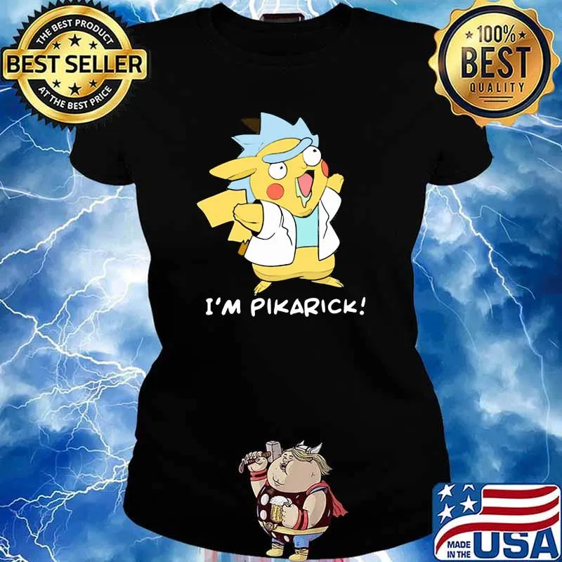 Im pikarick pikachu jack s Ladies tee